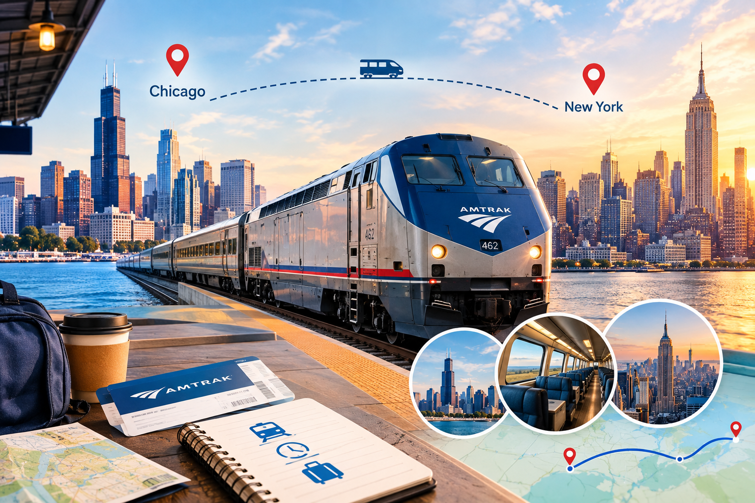 Amtrak Chicago to New York: Route, Schedule & Travel Tips